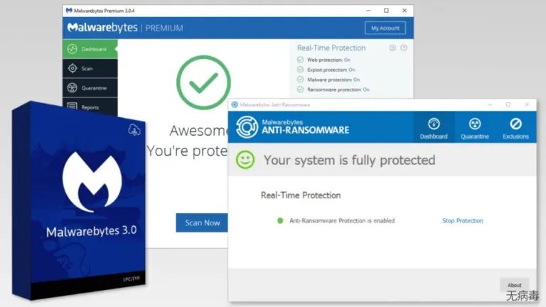 Screenshot of Malwarebytes Premium