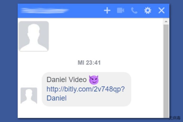 Facebook video virus