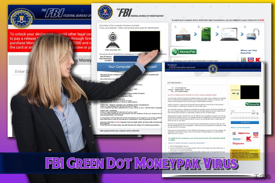 FBI Green Dot Moneypak Virus