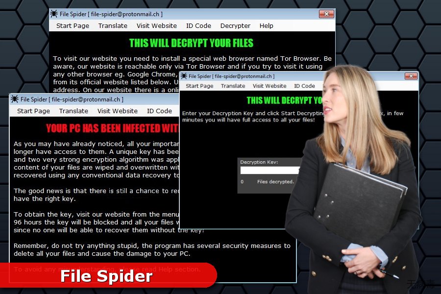 File Spider 勒索软件图像
