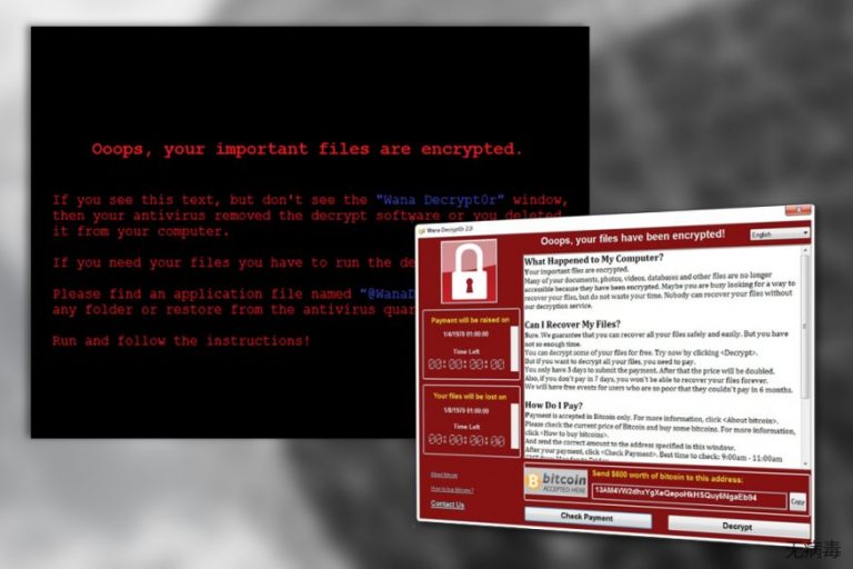 WanaCrypt0r 病毒